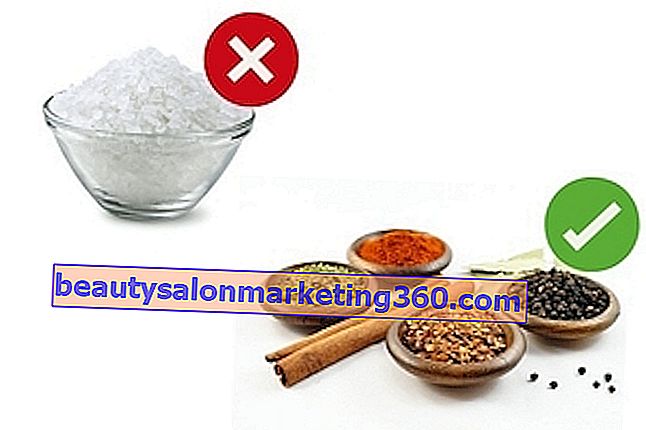 Salt bör bytas ut mot aromatiska örter
